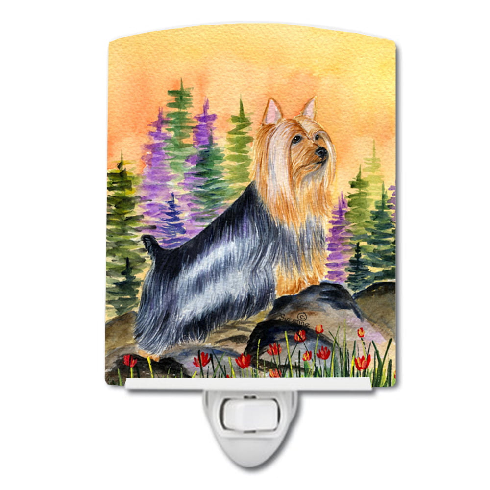 SS8262CNL Silky Terrier Ceramic Night Light