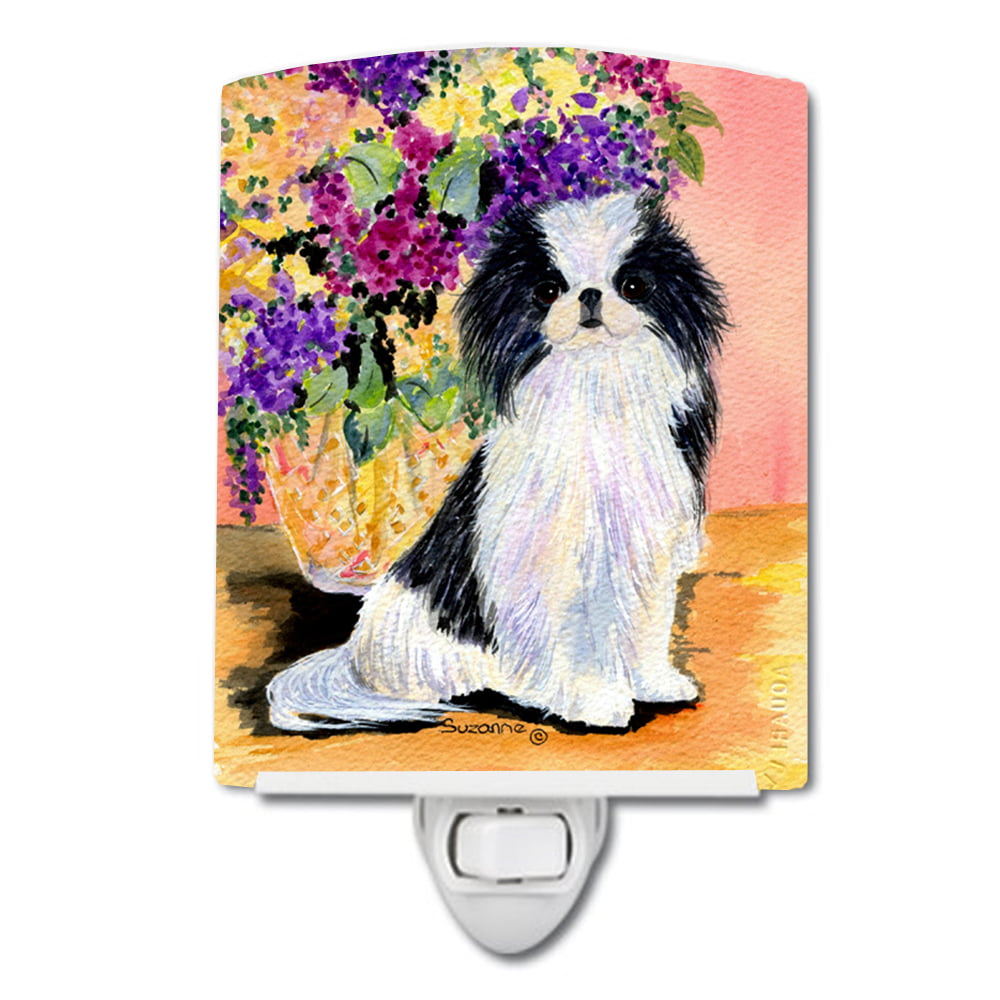 Japanese Chin Ceramic Night Light
