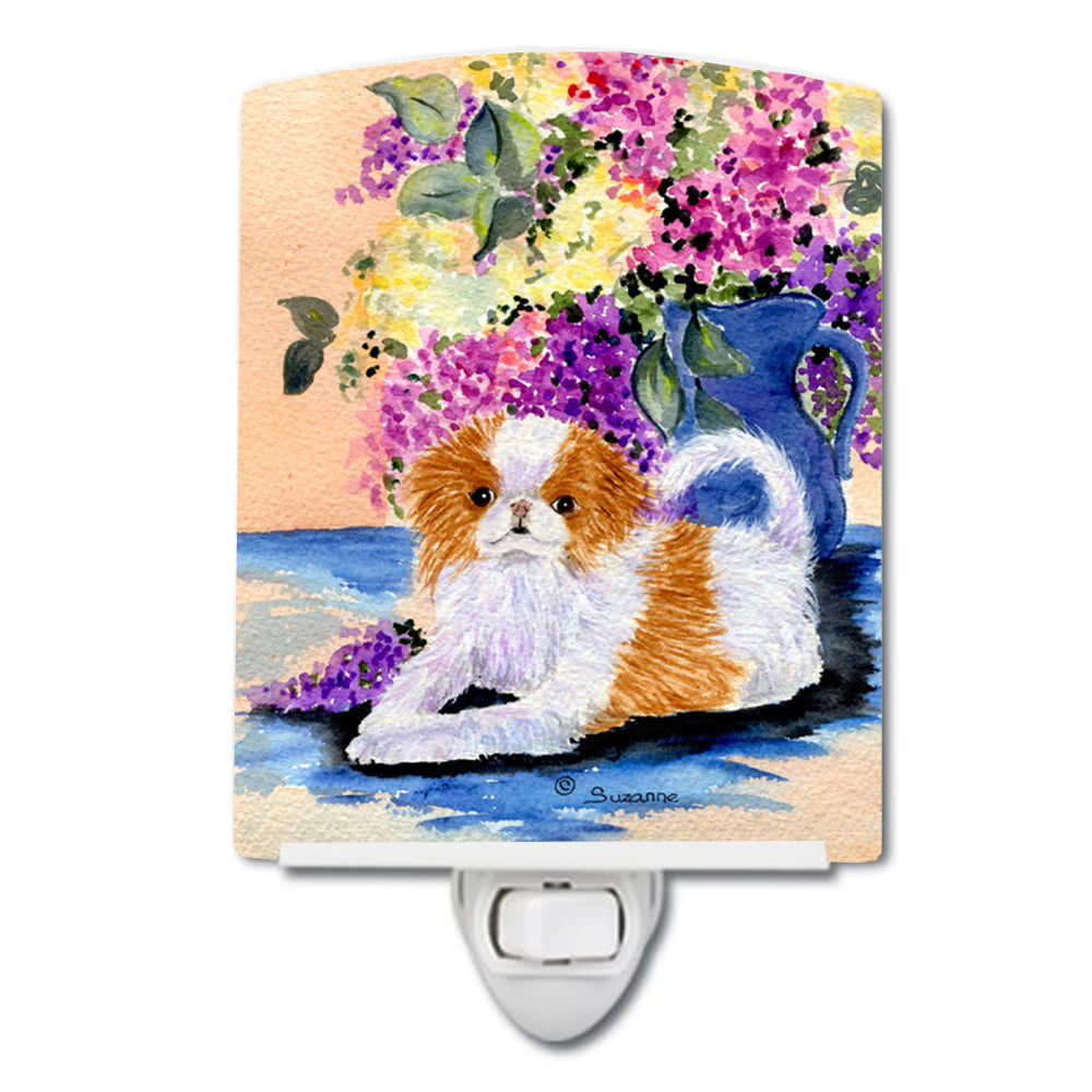 Japanese Chin Ceramic Night Light