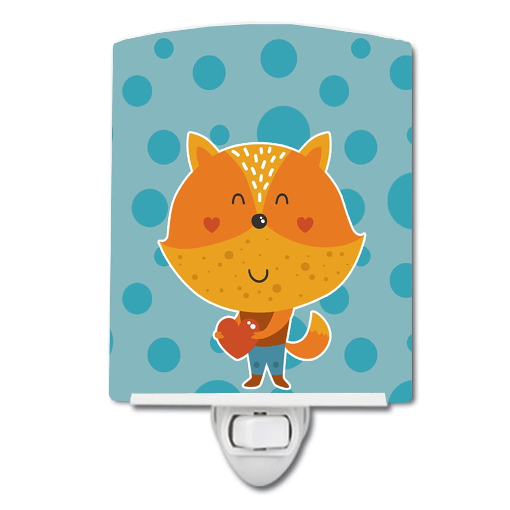 BB6729CNL Polkadot Squirrel Ceramic Night Light