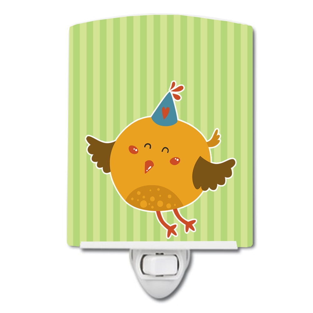 BB6731CNL Birthday Bird Ceramic Night Light