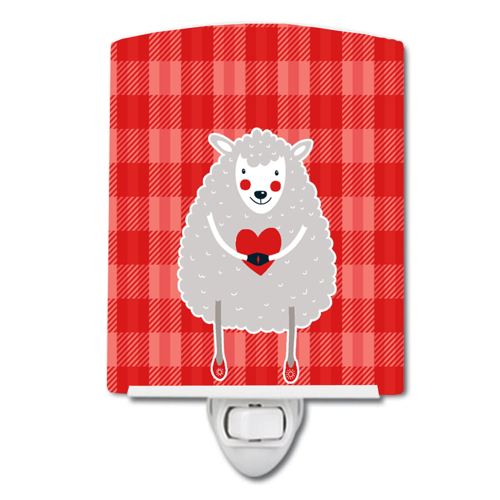 BB6762CNL Lamb Love Ceramic Night Light