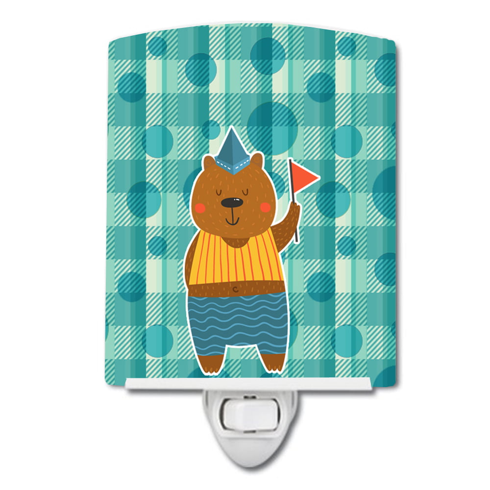 BB6769CNL Celebration Bear Ceramic Night Light