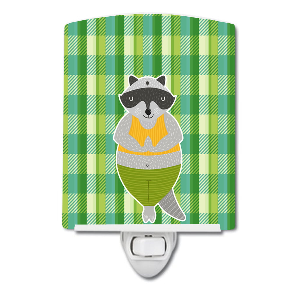 BB6774CNL Raccoon Ceramic Night Light
