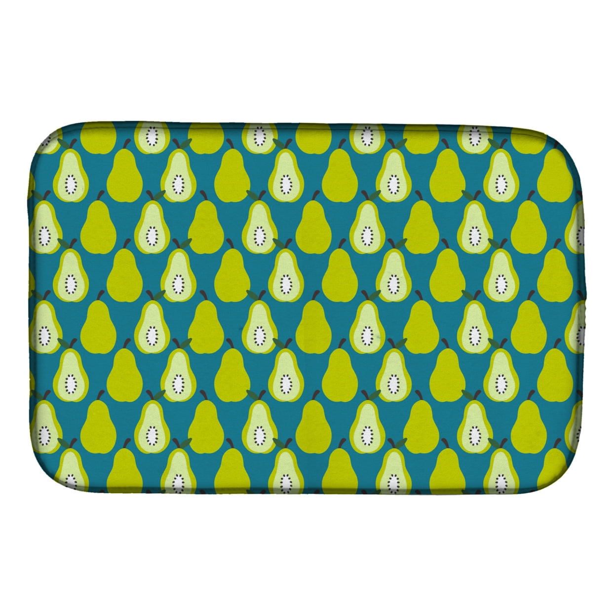 BB5138DDM Pears on Green Dish Drying Mat