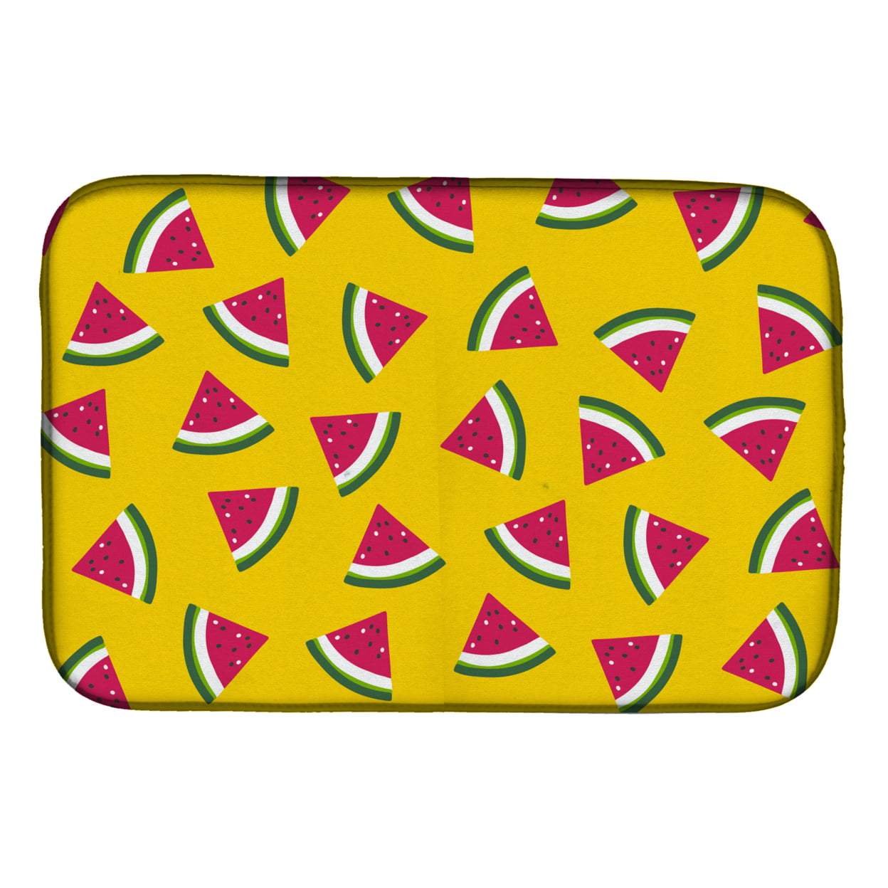 BB5144DDM Watermelon on Yellow Dish Drying Mat