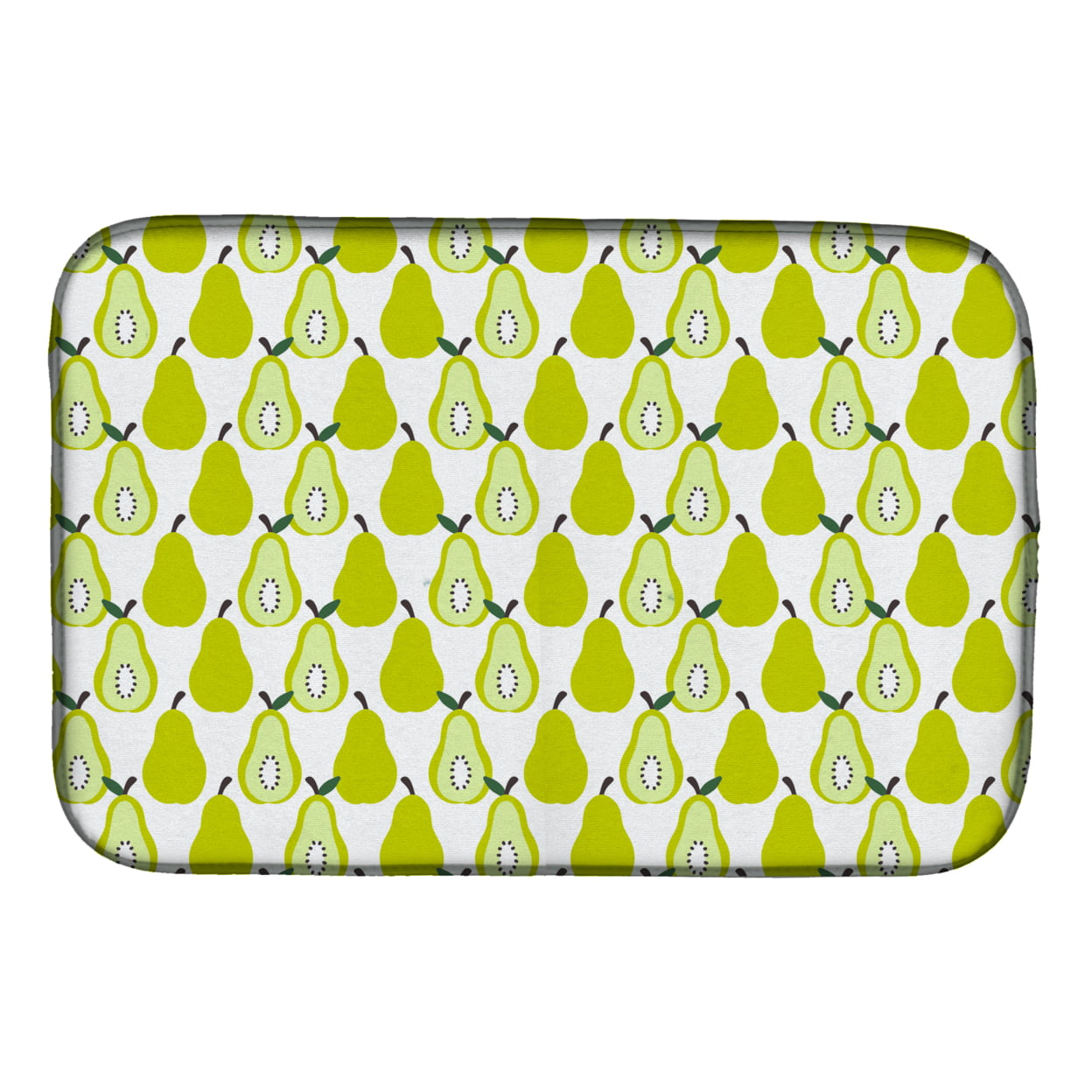BB5147DDM Pears on White Dish Drying Mat