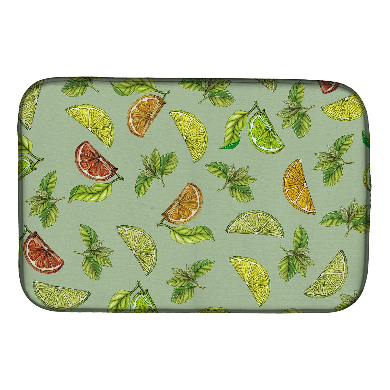 BB5206DDM Lemons, Limes & Oranges Dish Drying Mat