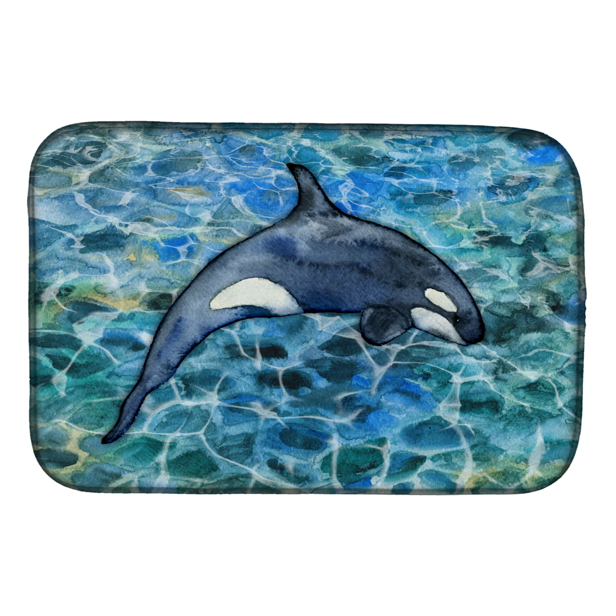 BB5335DDM Killer Whale Orca No.2 Dish Drying Mat