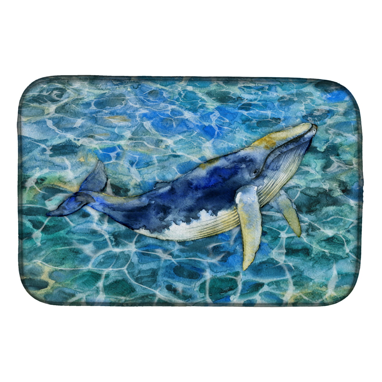 BB5336DDM Humpback Whale Dish Drying Mat