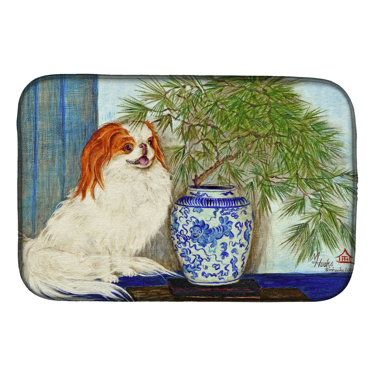 Picture of Carolines Treasures MH1048DDM Japanese Chin Ming Vase Dish Drying Mat