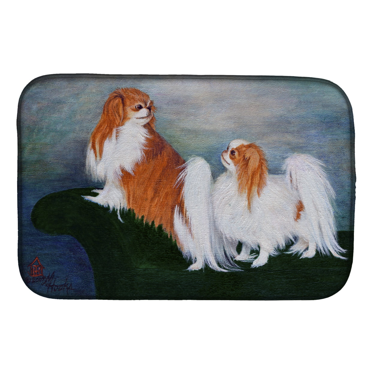 Picture of Carolines Treasures MH1059DDM Japanese Chin Standing on My tail Dish Drying Mat