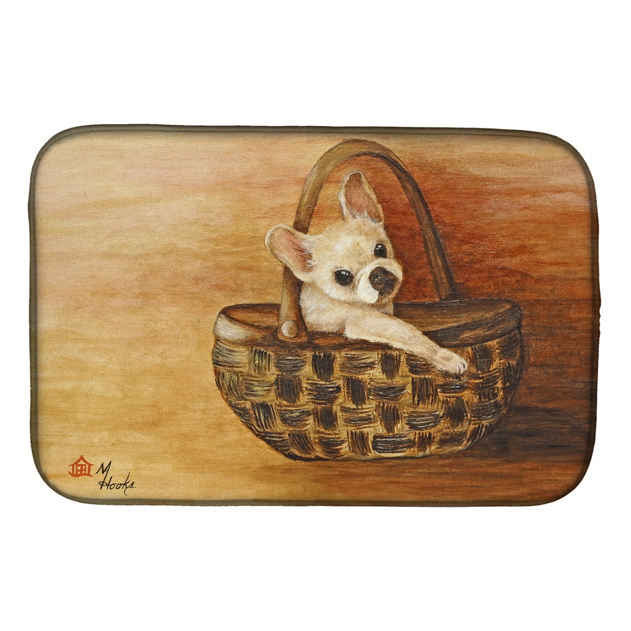 Picture of Carolines Treasures MH1063DDM Chihuahua Take Me TOO Dish Drying Mat