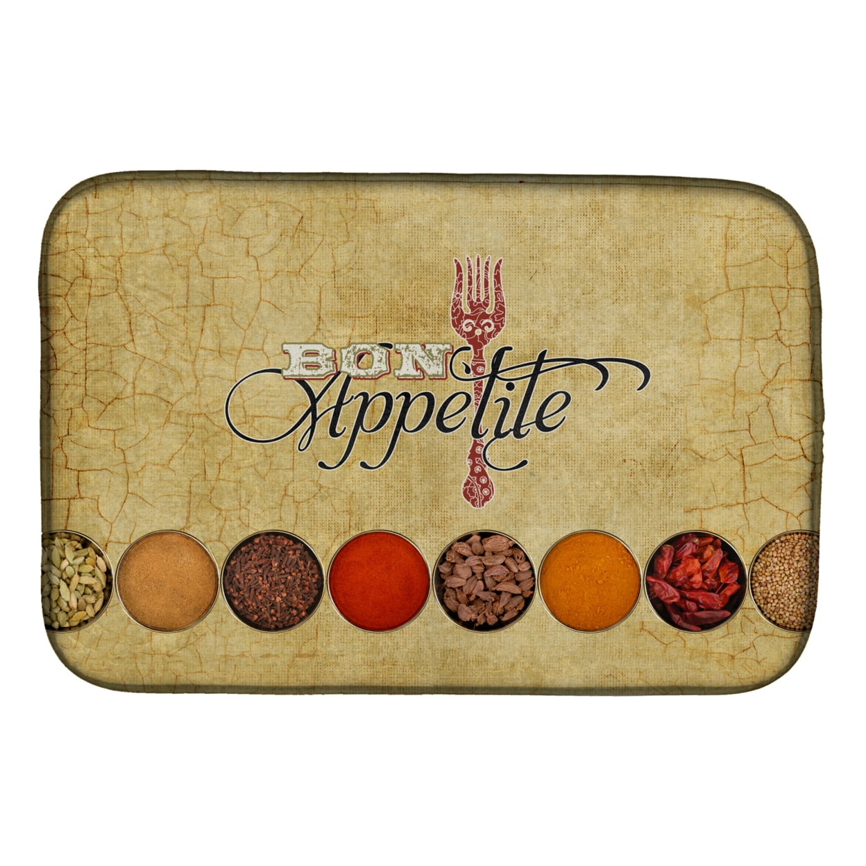 Picture of Carolines Treasures SB3089DDM Bon Appetite & Spices Dish Drying Mat