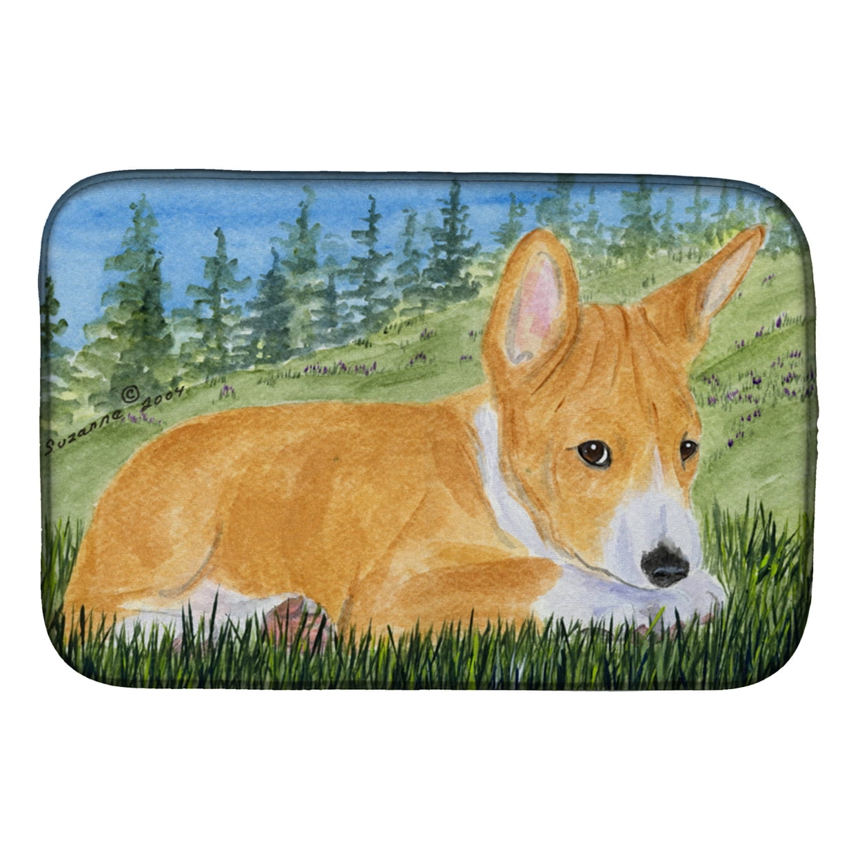 Picture of Carolines Treasures SS8016DDM Basenji Dish Drying Mat