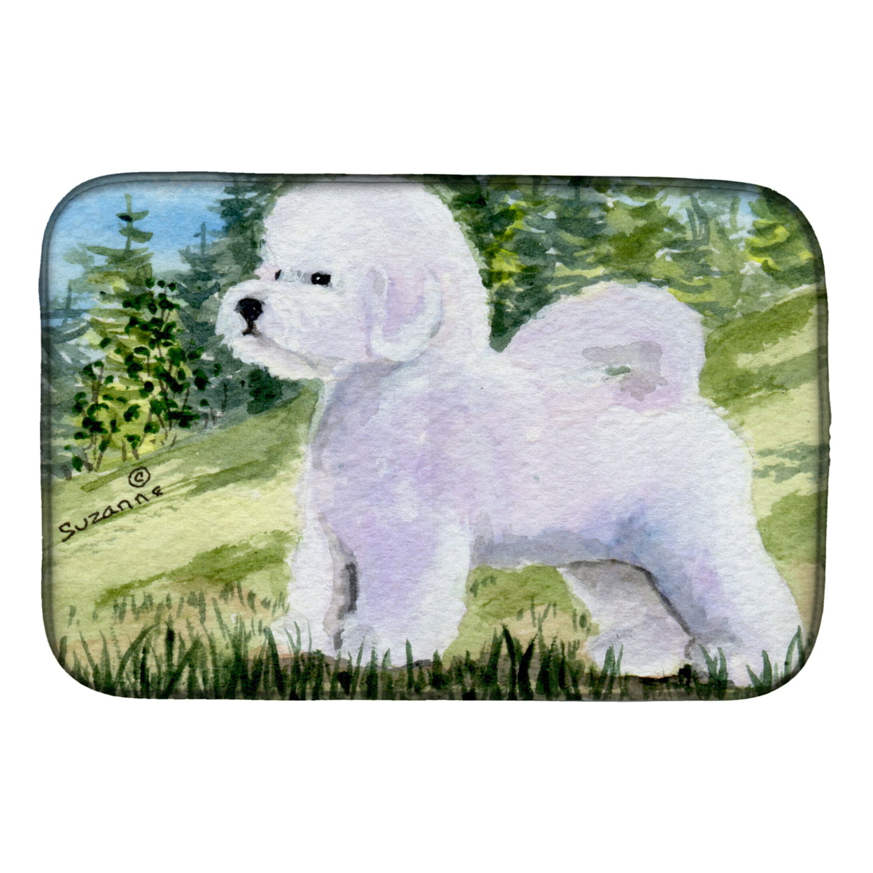 Picture of Carolines Treasures SS8900DDM Bichon Frise Dish Drying Mat