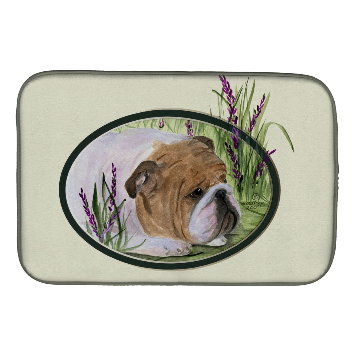 Picture of Carolines Treasures SS8023DDM English Bulldog Dish Drying Mat