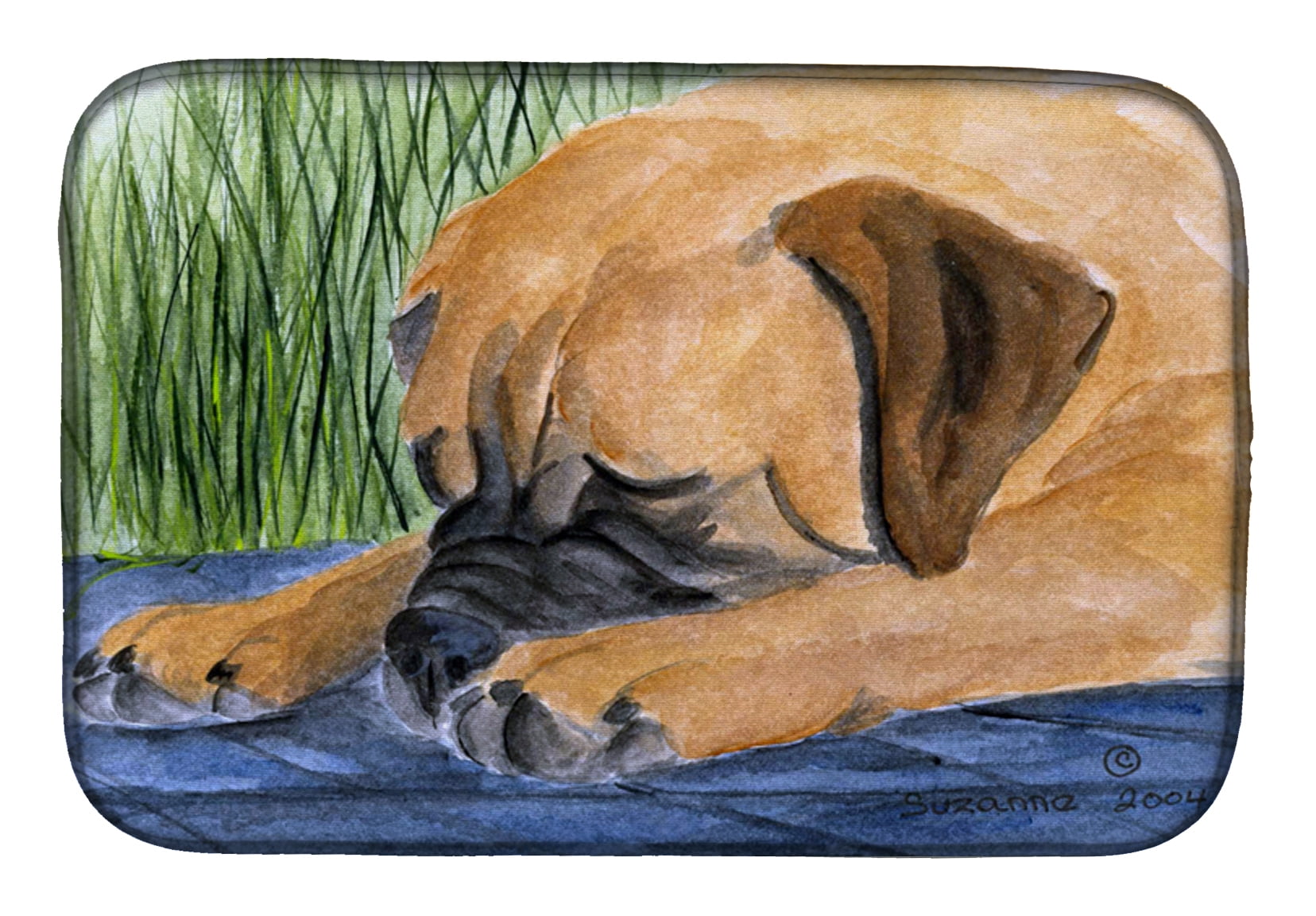 Picture of Carolines Treasures SS8033DDM Bullmastiff Dish Drying Mat