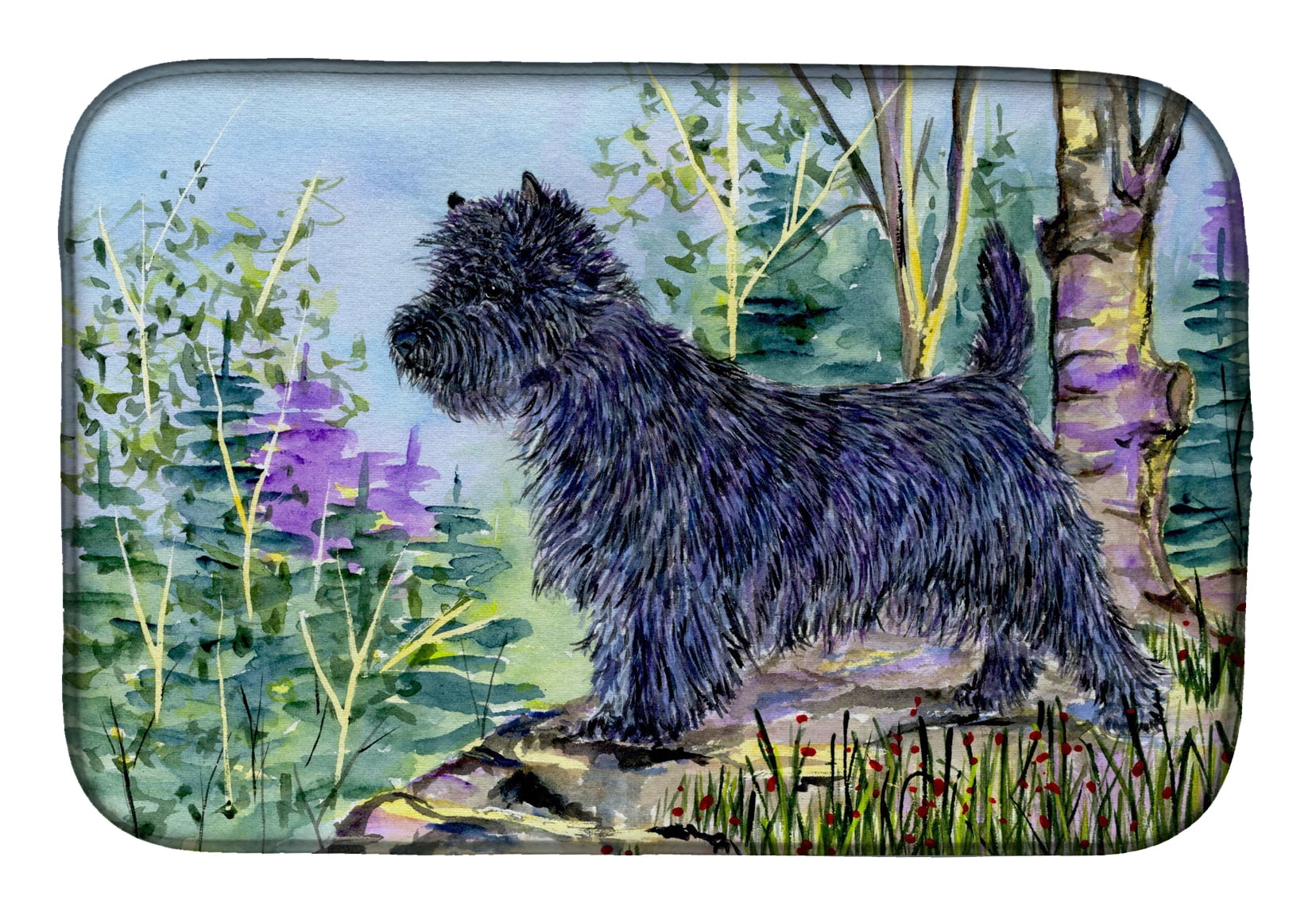 Picture of Carolines Treasures SS8665DDM Cairn Terrier Dish Drying Mat