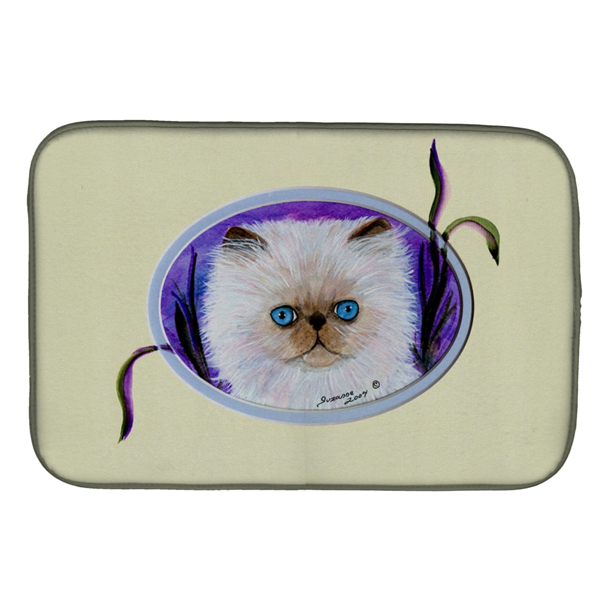 Picture of Carolines Treasures SS8020DDM Cat Dish Drying Mat