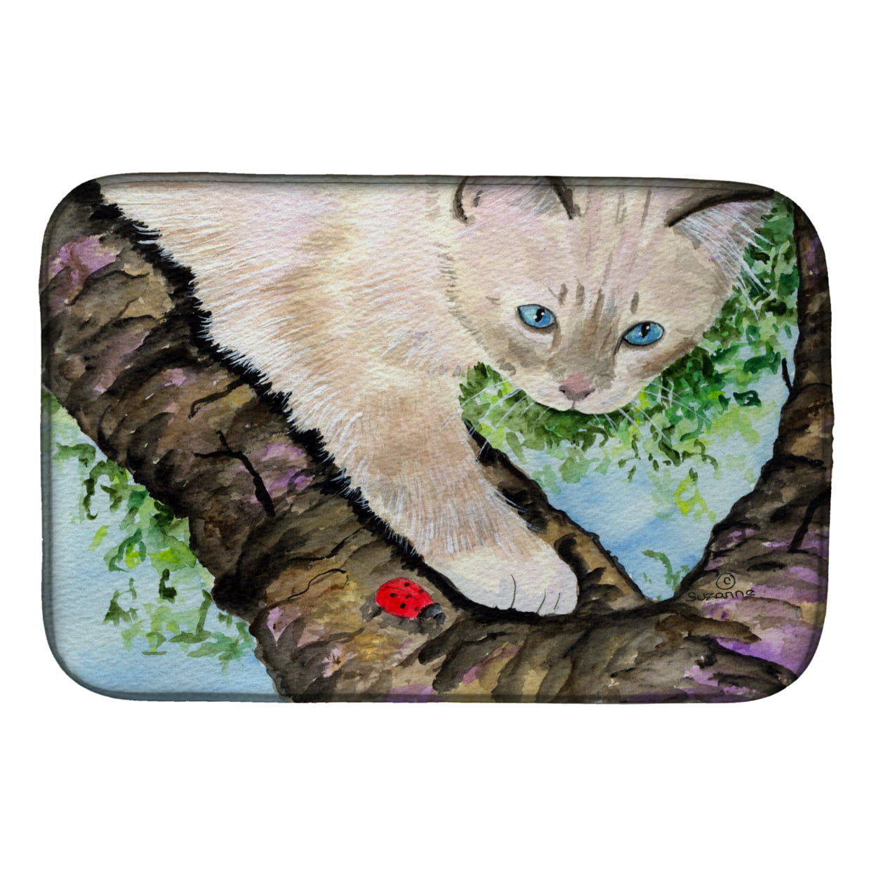 Picture of Carolines Treasures SS8276DDM Cat - Birman Dish Drying Mat
