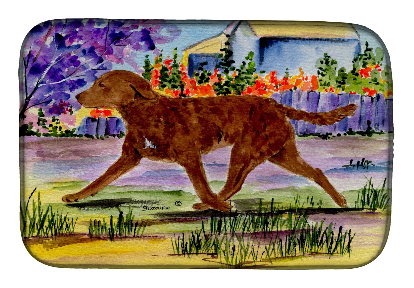 Picture of Carolines Treasures SS8435DDM Chesapeake Bay Retriever Dish Drying Mat