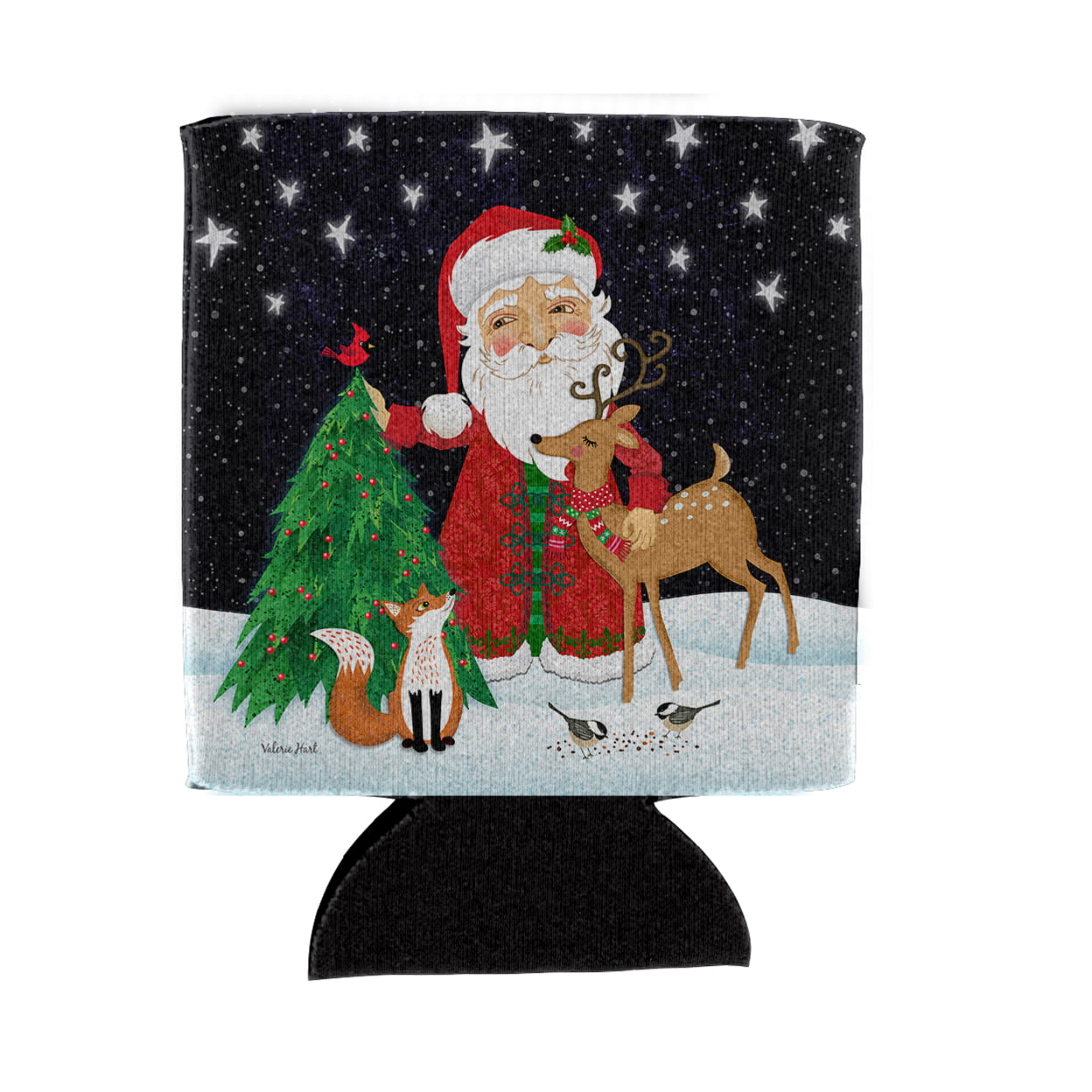 Picture of Carolines Treasures VHA3033CC Santa Claus Christmas Can or Bottle Hugger