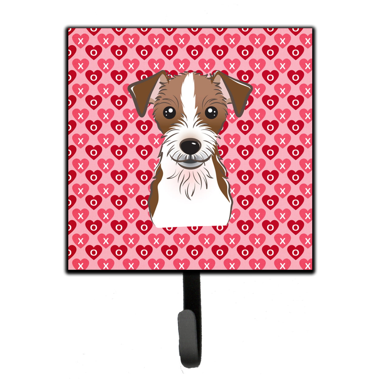 Jack Russell Terrier Hearts Leash or Key Holder