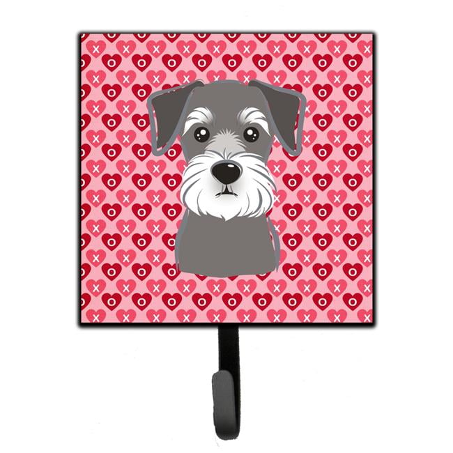 Picture of Carolines Treasures BB5276SH4 Schnauzer Hearts Leash or Key Holder