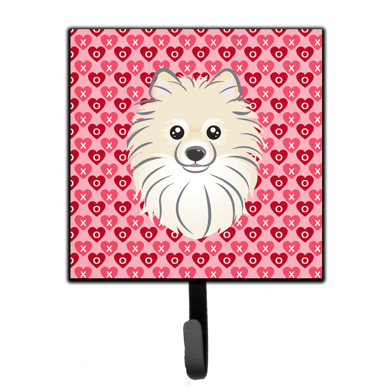 Pomeranian Hearts Leash or Key Holder