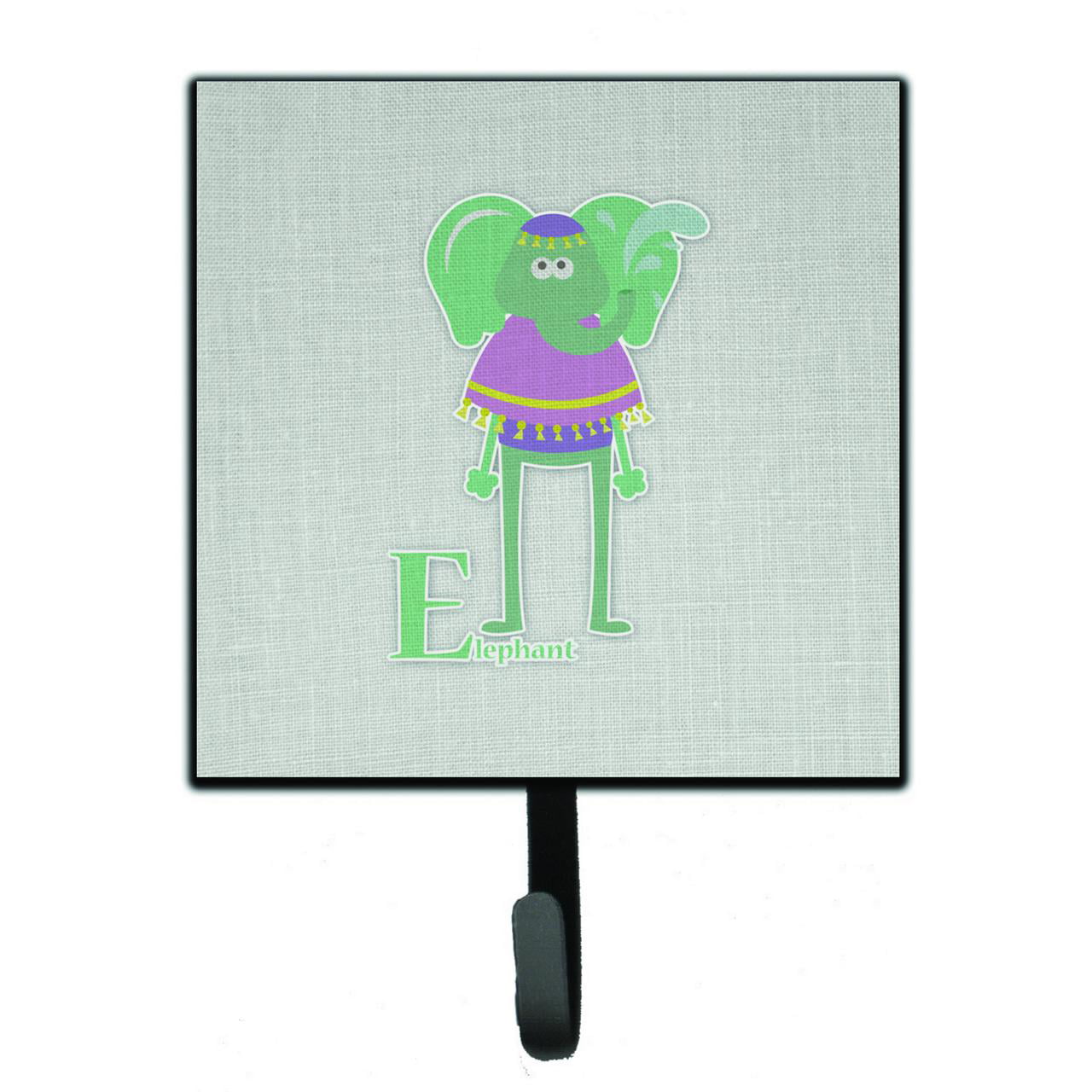 Alphabet E For Elephant Leash or Key Holder