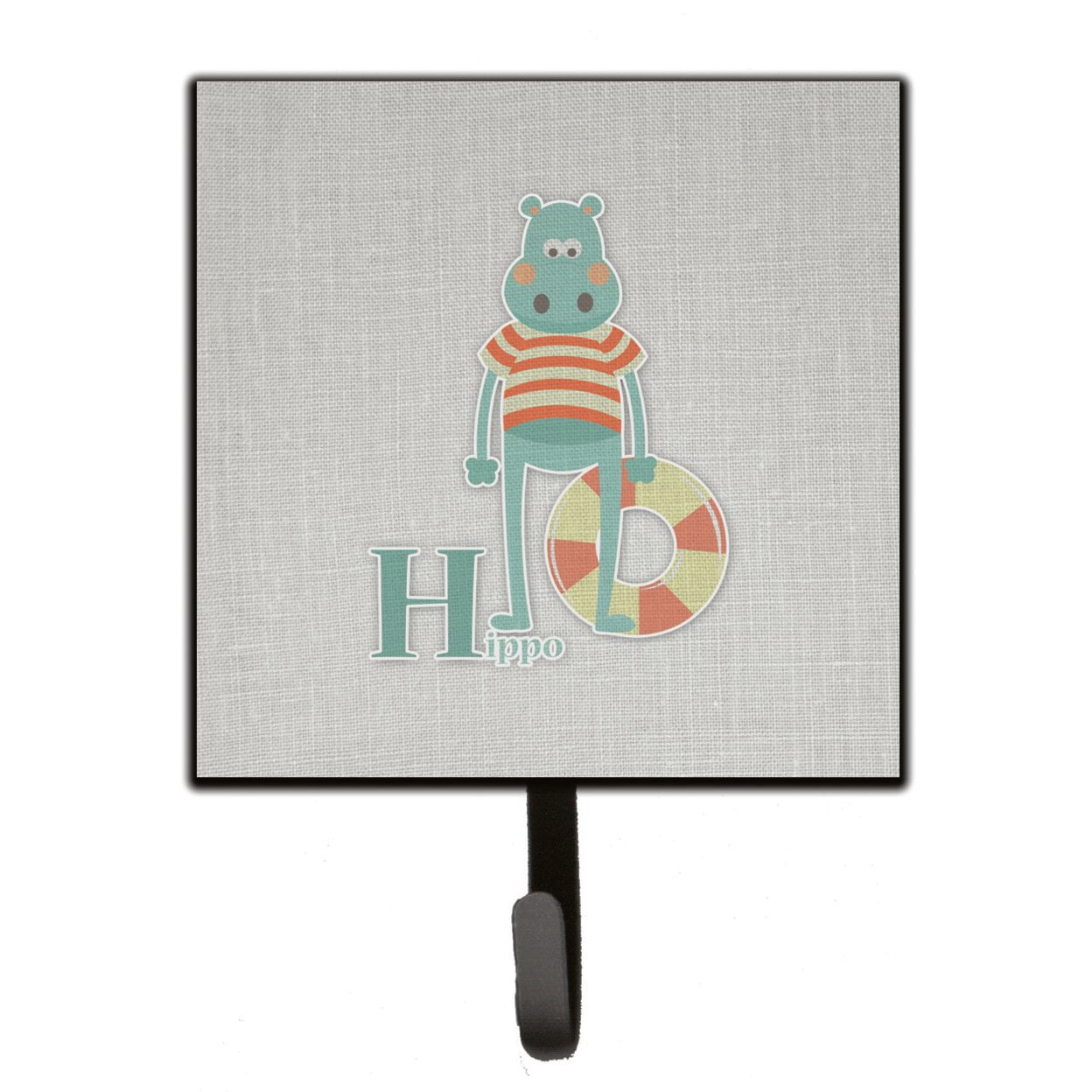 Alphabet H For Hippopotamus Leash or Key Holder