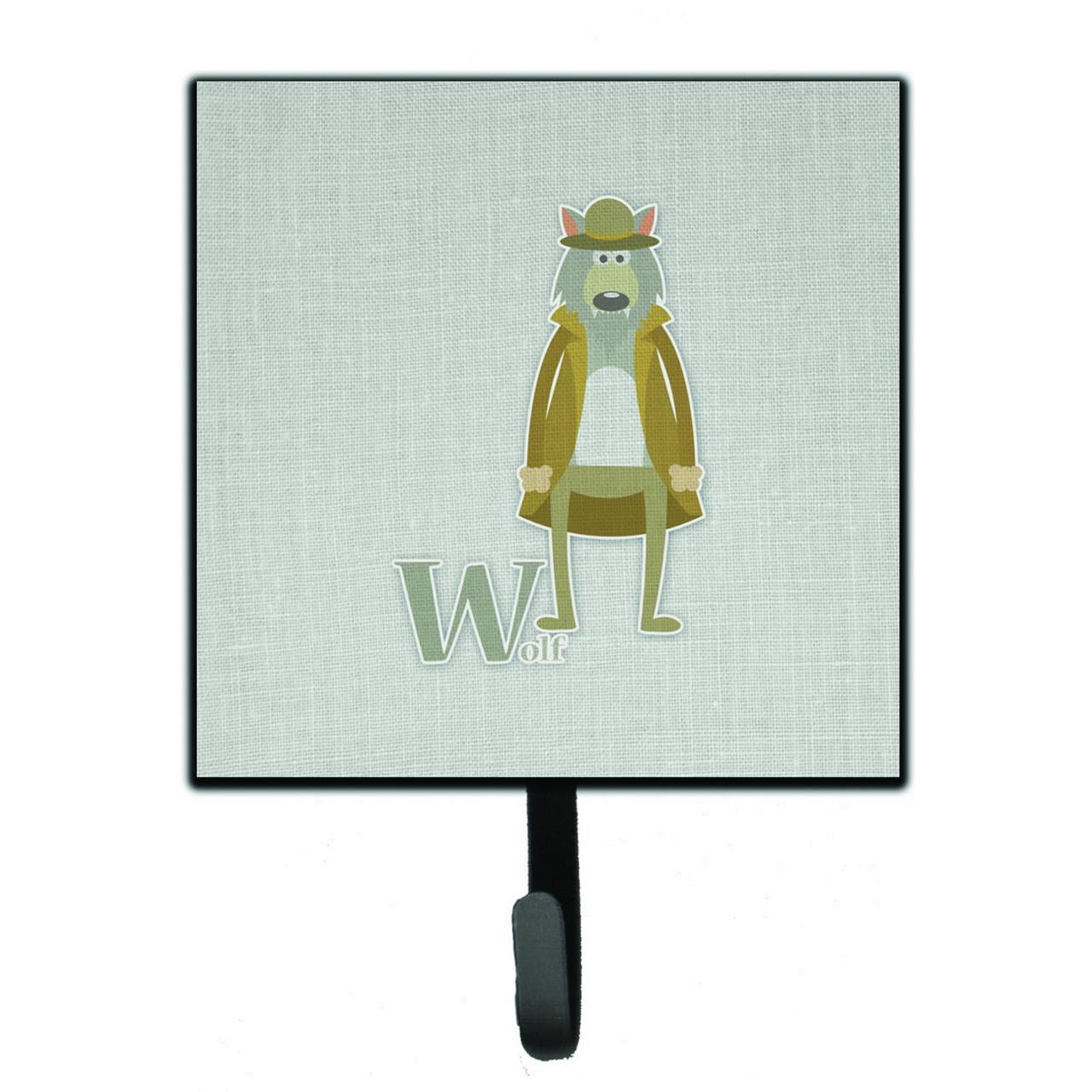 Alphabet W For Wolf Leash or Key Holder
