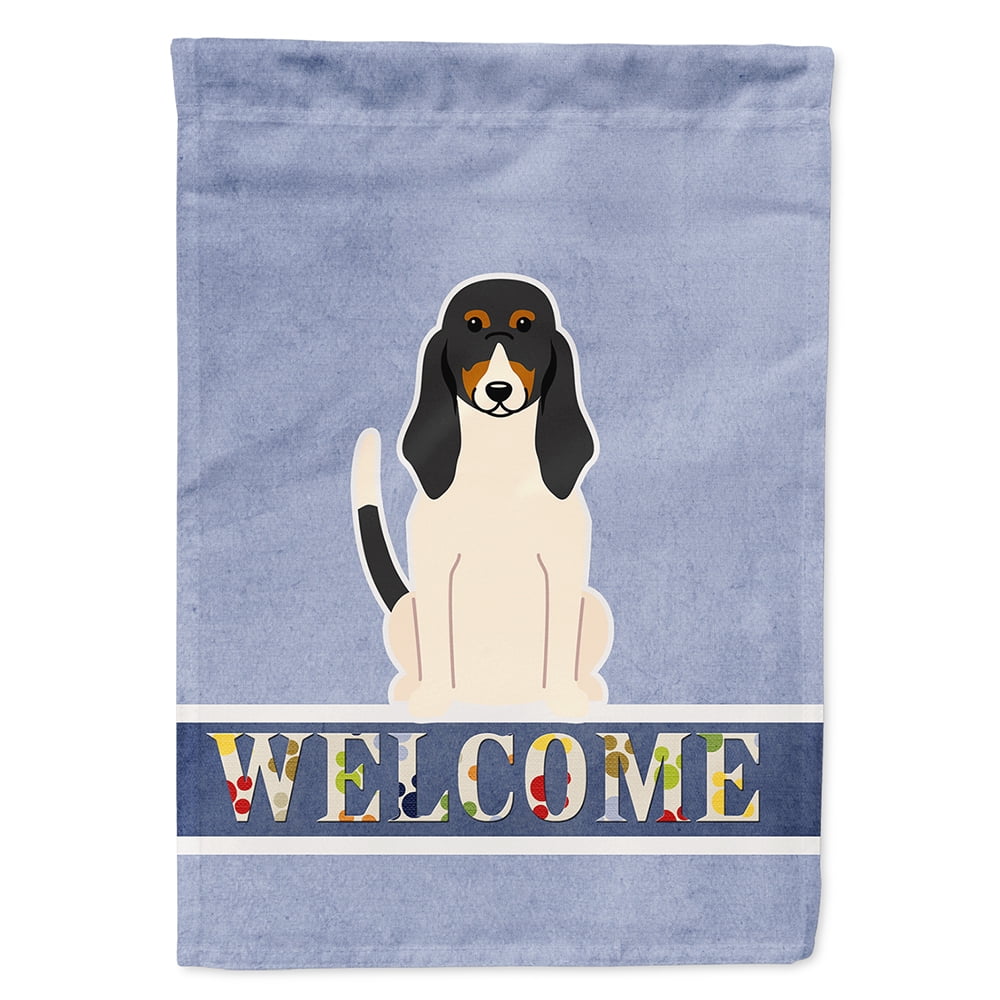 Swiss Hound Welcome Flag Canvas House Size