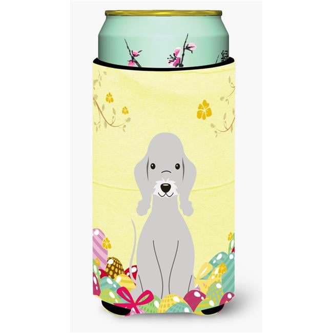 Easter Eggs Bedlington Terrier Blue Tall Boy Beverage Insulator Hugger