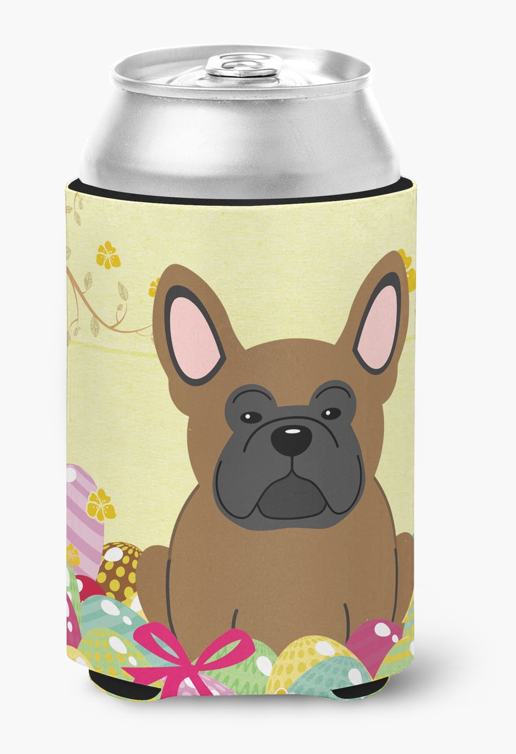 Easter Eggs French Bulldog Brown Can or Bottle Hugger