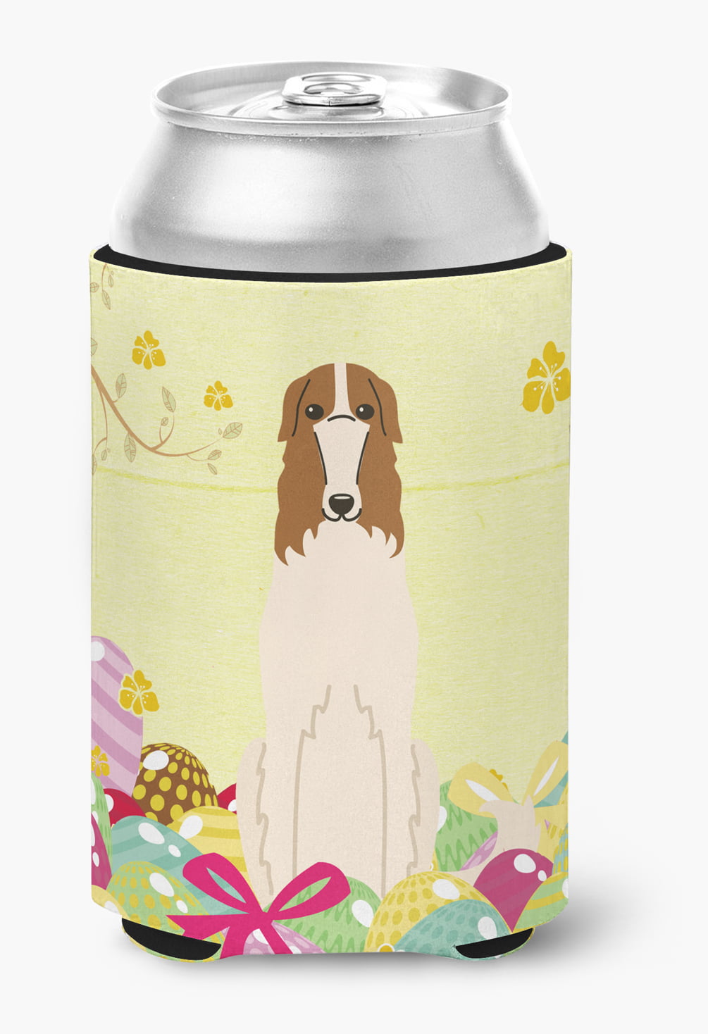 Easter Eggs Borzoi Can or Bottle Hugger