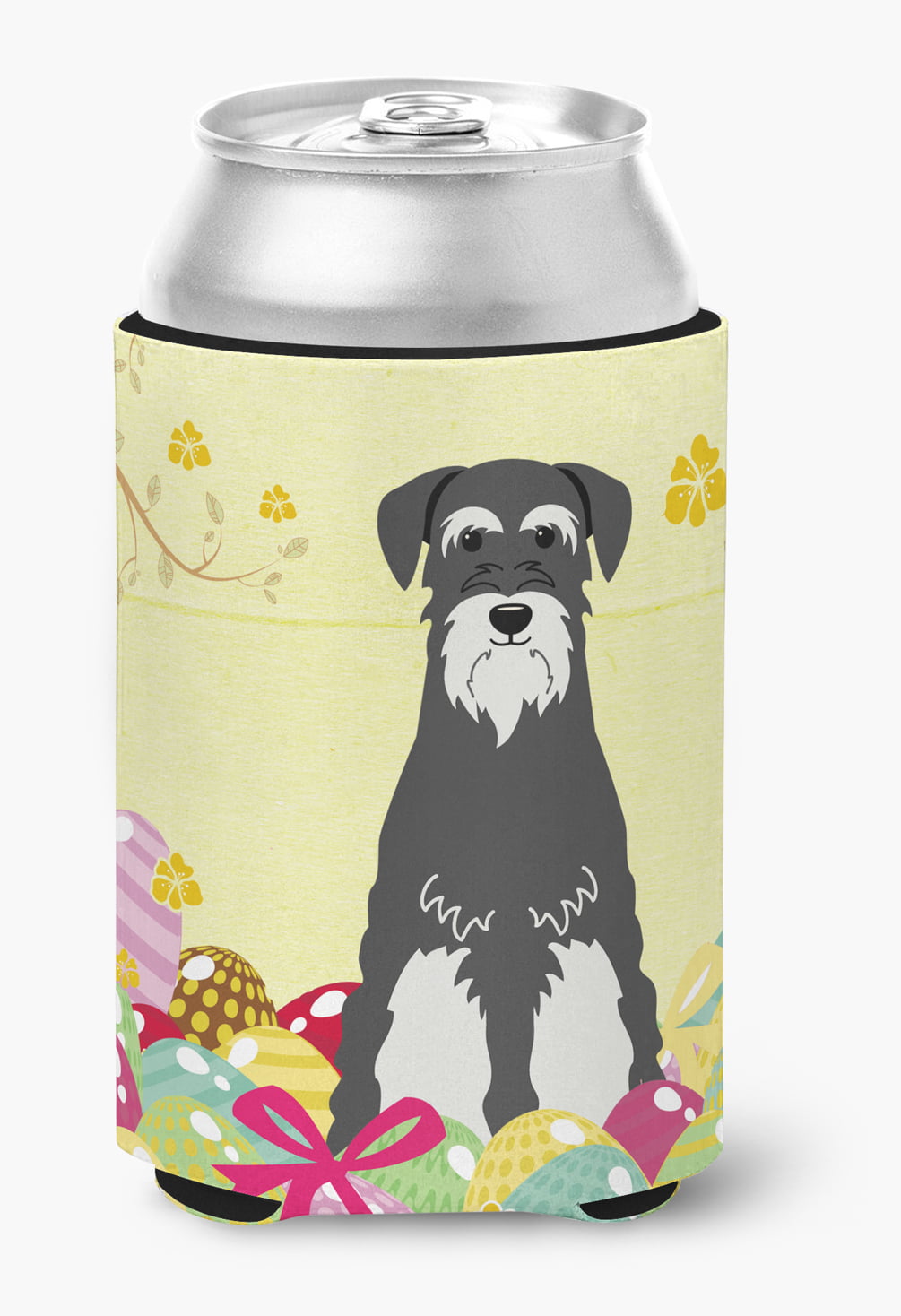 BB6033CC Easter Eggs Standard Schnauzer Salt & Pepper Can or Bottle Hugger