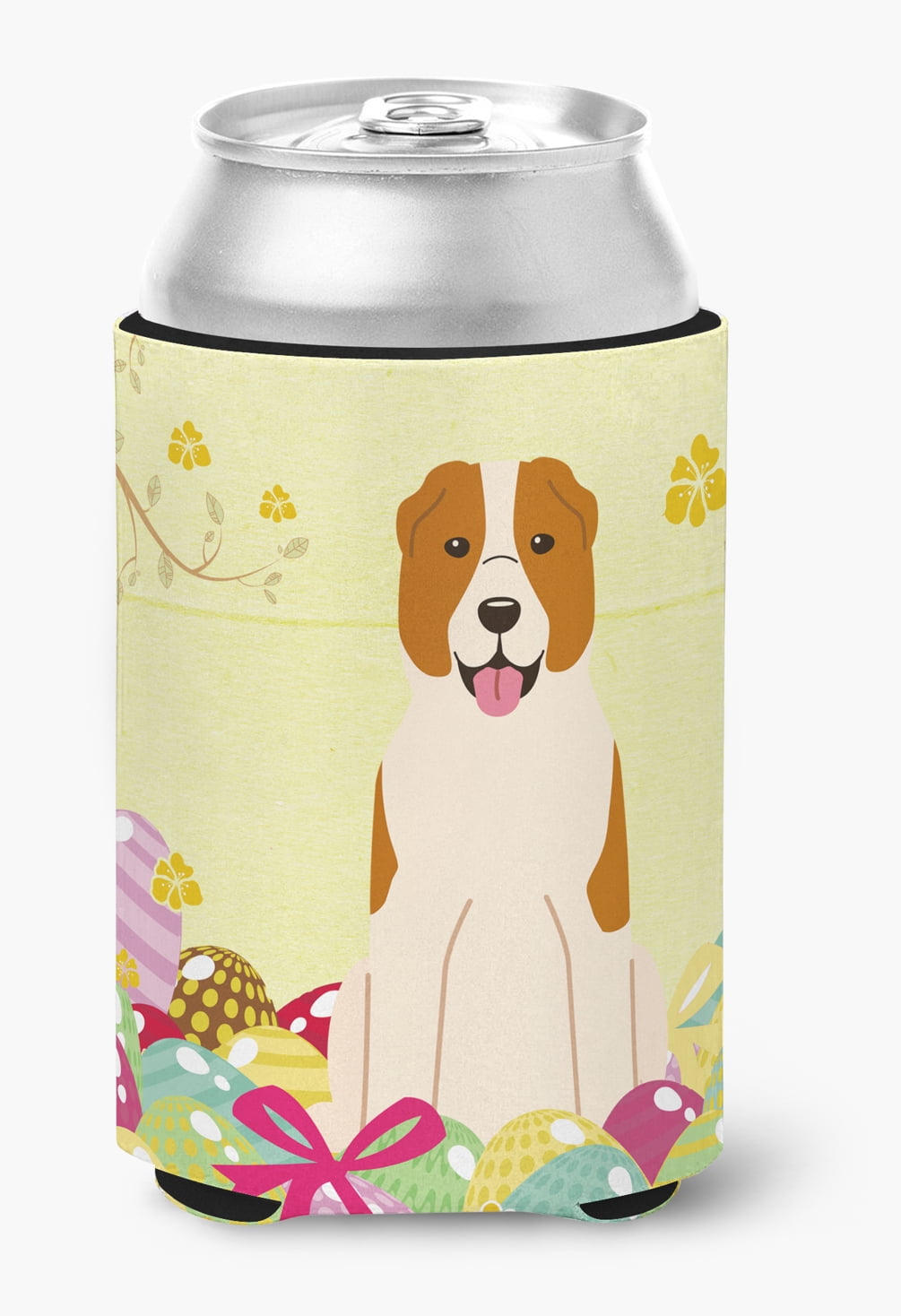 Easter Eggs Central Asian Shepherd Dog Can or Bottle Hugger