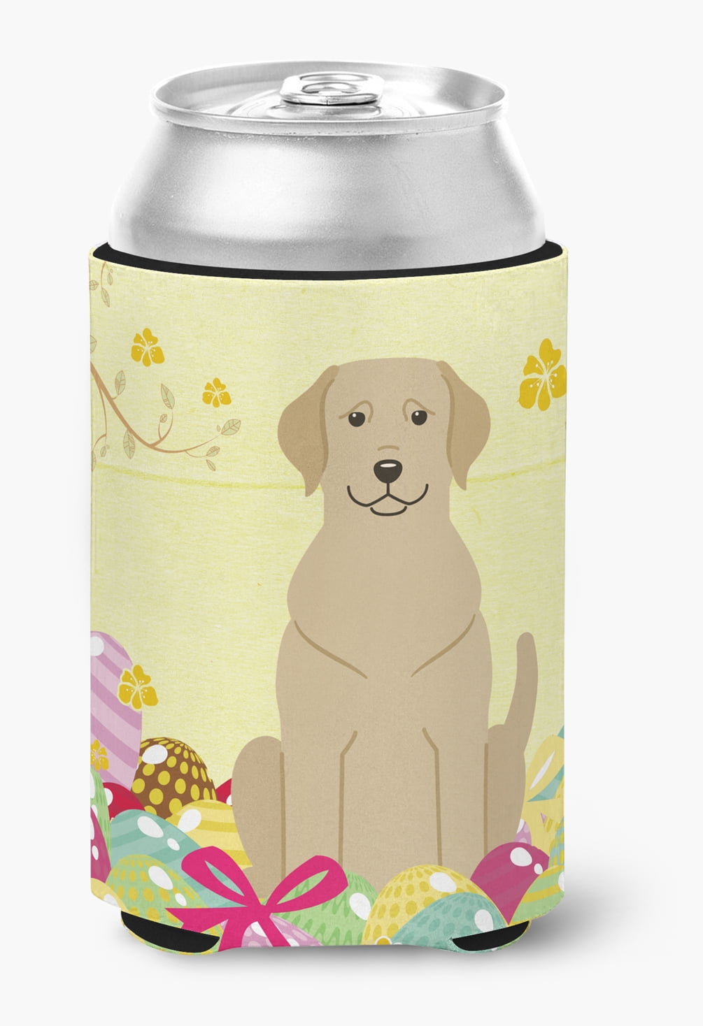 Easter Eggs Yellow Labrador Can or Bottle Hugger