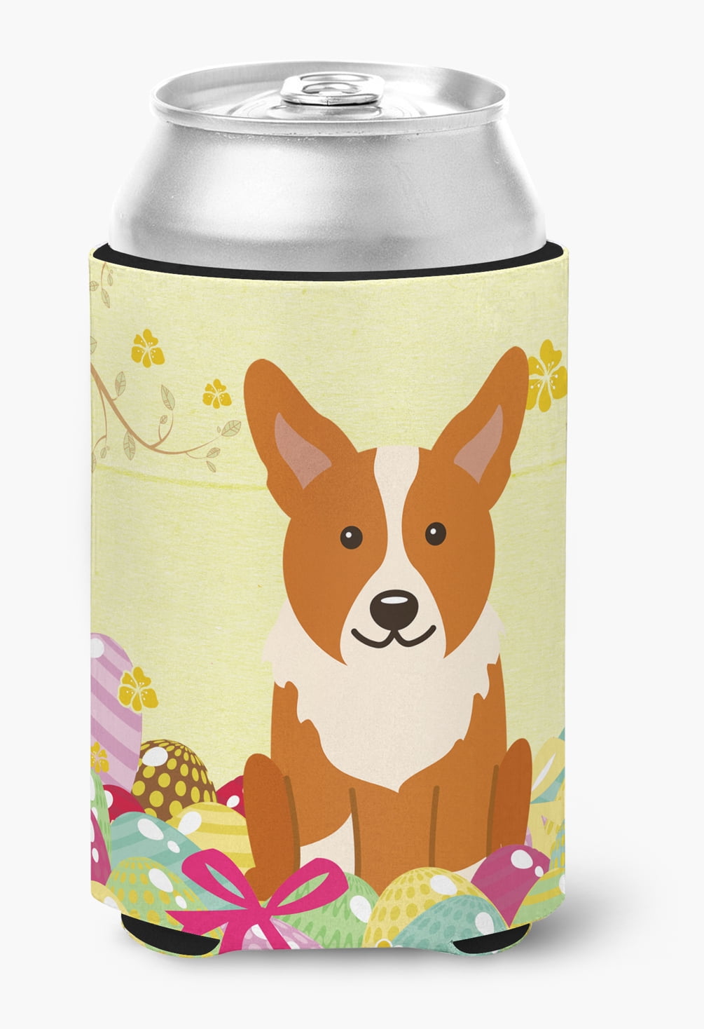 BB6100CC Easter Eggs Corgi Can or Bottle Hugger
