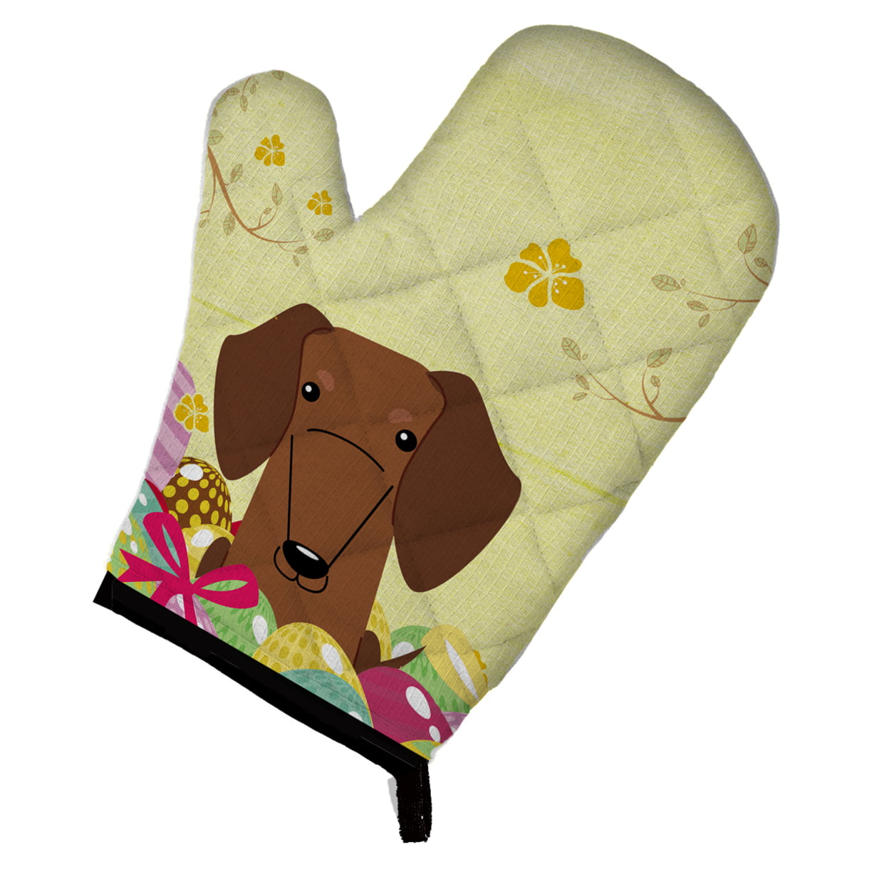 Easter Eggs Dachshund Red & Brown Oven Mitt