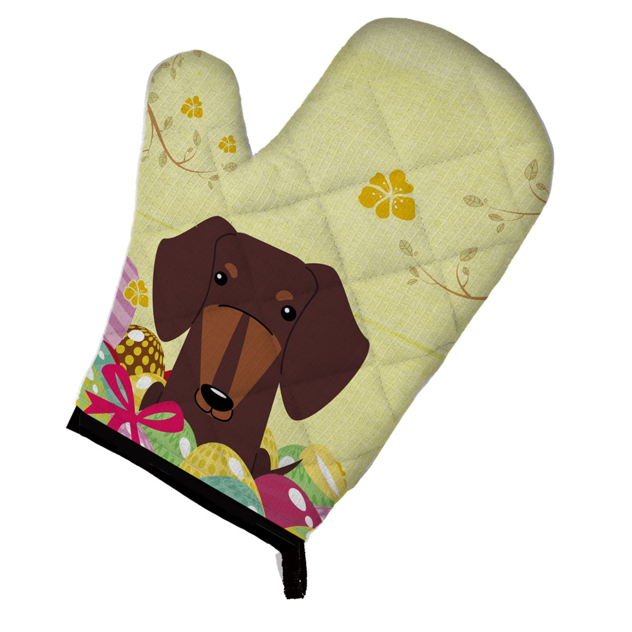 Easter Eggs Dachshund Chocolate Oven Mitt