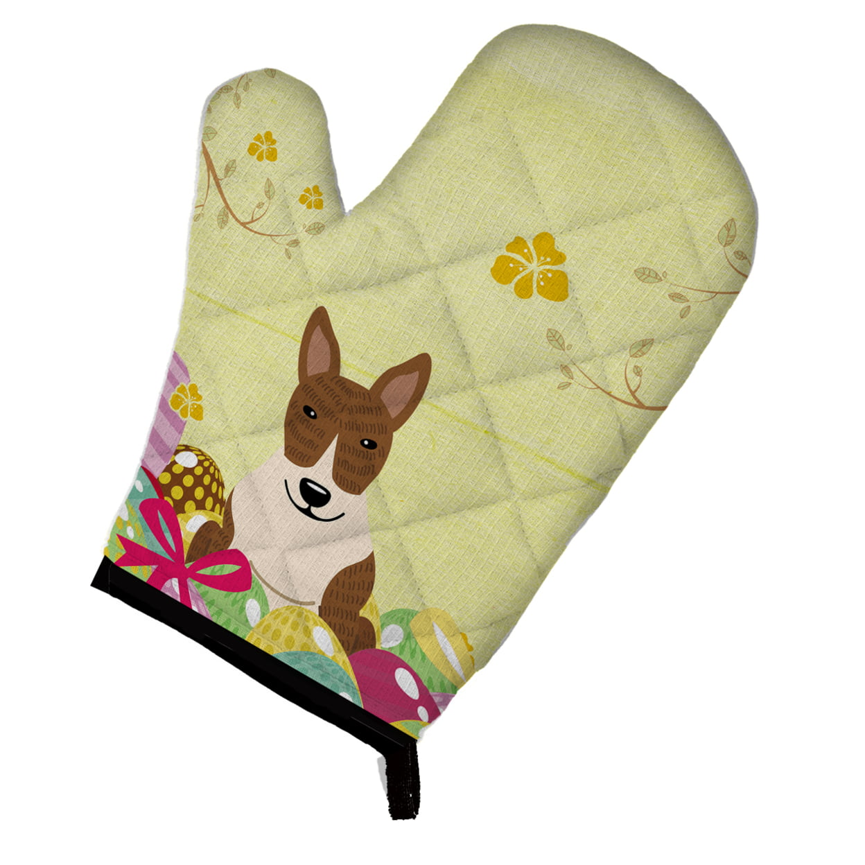 Easter Eggs Bull Terrier Brindle Oven Mitt
