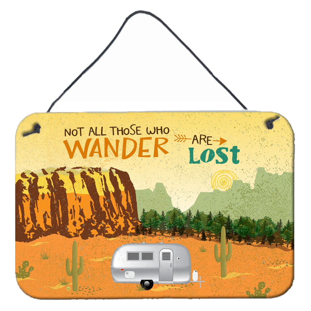 VHA3026DS812 Airstream Camper Camping Wander Wall or Door Hanging Prints -  Carolines Treasures