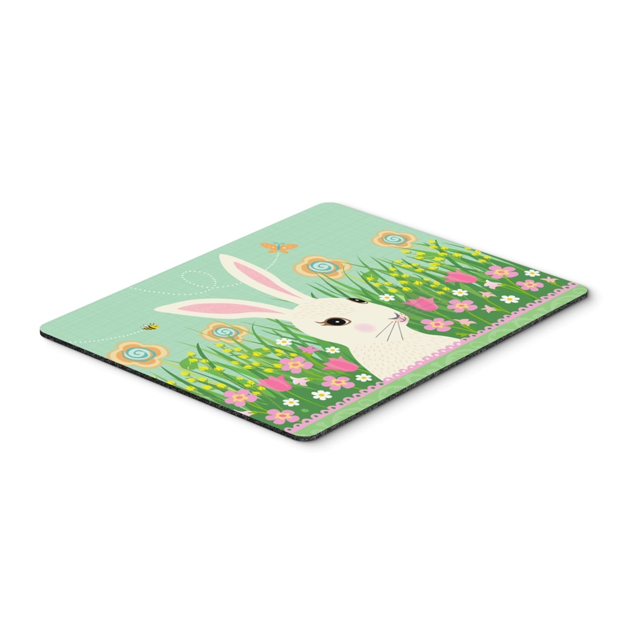 Easter Bunny Rabbit Mouse Pad, Hot Pad or Trivet