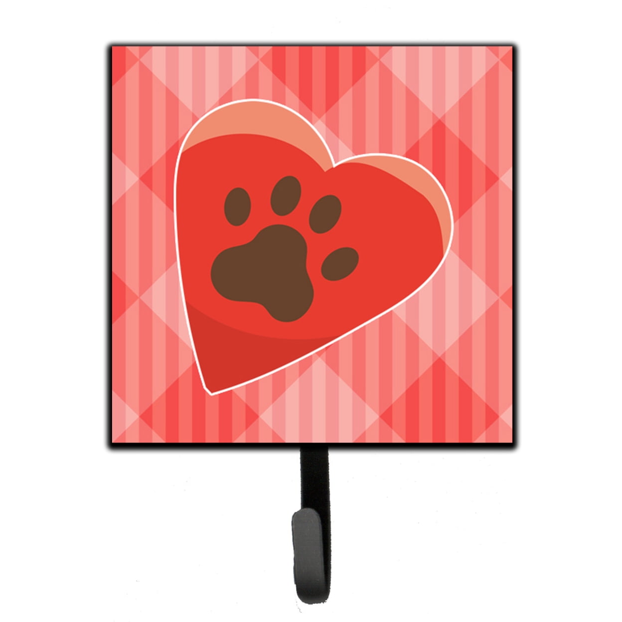 Puppy Pawprint Heart Leash or Key Holder