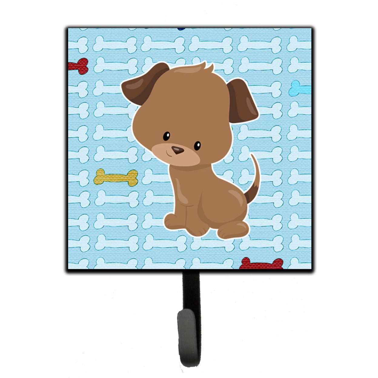 Puppy on Blue Bones Leash or Key Holder
