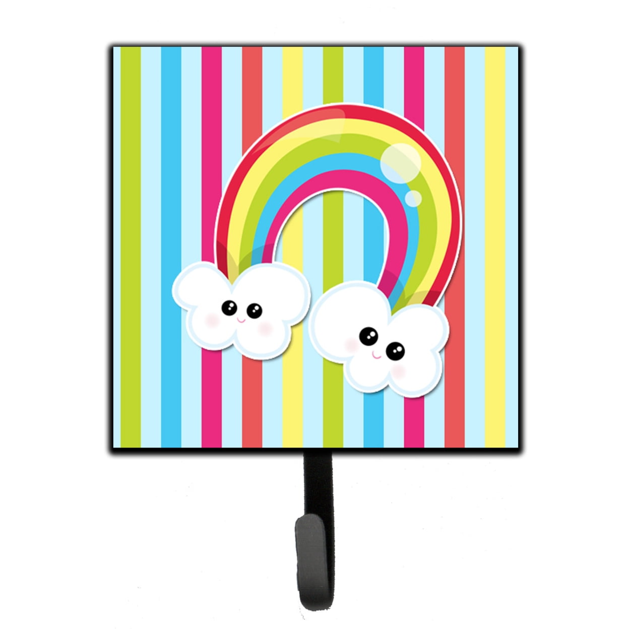 Weather Rainbow Face Leash or Key Holder