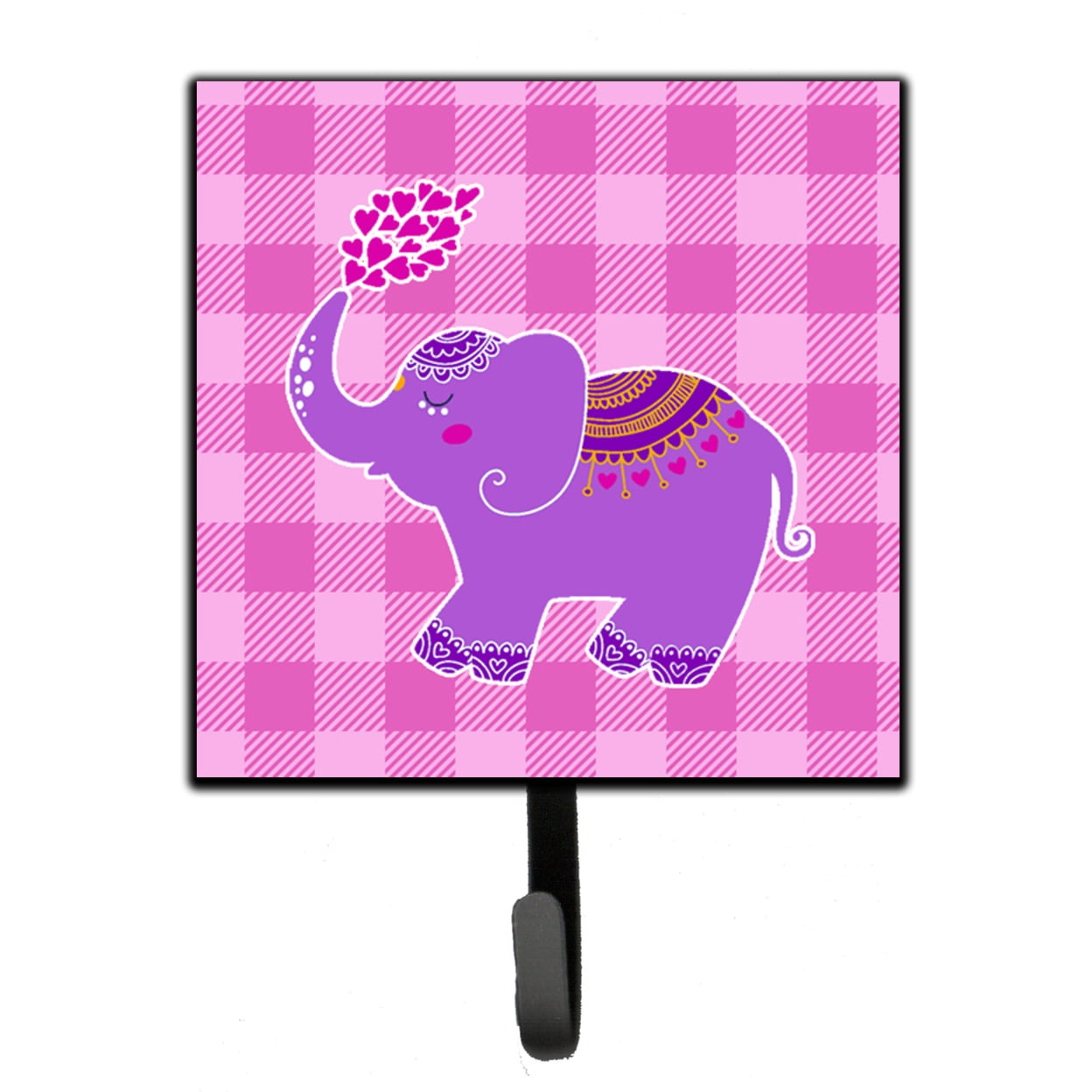 Purple Elephant Leash or Key Holder